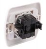 Double Electrical Switch, 250 V/AC, 16 A, White - 3