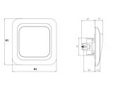 Single Electric Switch 250 VAC, 16A, LEXA M-R2K2 - 2 - Vikiwat Single Electric Switch 250 VAC, 16A, LEXA M-R2K2 - 2