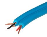 Data control communication cable, audio/video, RCA, 2x0.5mm2, copper, blue, power 1x0.5mm2
