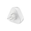 3-way power plug, 16A 250VAC, white, BY72-02030 - 2