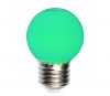 LED лампа BA70-0124, E27, мини сфера, зелена - 2 - Викиват LED лампа BA70-0124, E27, мини сфера, зелена - 2