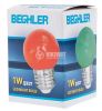 LED лампа 1W, E27, G45, 220VAC, мини сфера, зелена, BA70-0124 - 5 - Викиват LED лампа 1W, E27, G45, 220VAC, мини сфера, зелена, BA70-0124 - 5