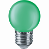 LED лампа 1W, E27, G45, 220VAC, мини сфера, зелена, BA70-0124 - 3 - Викиват LED лампа 1W, E27, G45, 220VAC, мини сфера, зелена, BA70-0124 - 3