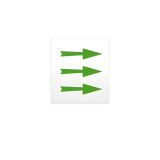 Sticker for LED emergency light ARROWS, ZZ-LR