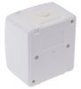 Power Electrical Socket, LK7202, 250 VAC, 16 A, white, protective cover - 3