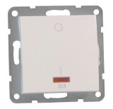Electric switch for boilers, 32A, 250VAC, built in mounting, with light indication, modul