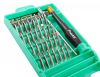 Screwdriver set 31pcs. with two-component handle with rotating head - 4