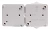 Double electrical outlet Schuco, LK72221P, 250VAC, 16A, white, IP54, outdoor installation - 6