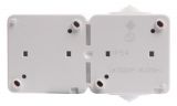 Двоен електрически контакт, IP54, 250VAC, 16A, бял, за външен монтаж - 6 - Викиват Двоен електрически контакт, IP54, 250VAC, 16A, бял, за външен монтаж - 6