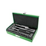 Комплект гедоре, тресчотка и отвертка, с вложки, 22 части, 8PK-SD016, PRO'S KIT