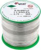 Solder wire Sn99.3, Cu0.7, ф0.7mm, 0.250kg, flux 3%, lead-free
