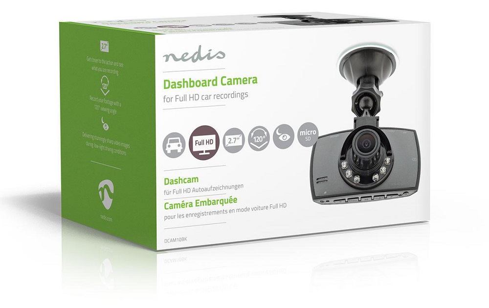 Portable camera recorder for car Full HD 1080p, 2.7