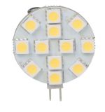 LED лампа G4, 2.4W, 12VACDC, 12 LED, 190lm, неутрално бялo