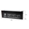 Battery OUTDO OT2.2-12  - 2