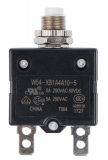Resettable Thermal Circuit Breaker , W54-XB1A4A10-5, 5 A , 250 VAC