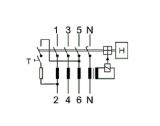 Четириполюсна дефектнотокова защита трифазна 3P+N F364, 40 A, 30 mA - 5 - Викиват Четириполюсна дефектнотокова защита трифазна 3P+N F364, 40 A, 30 mA - 5