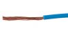 Conductor, heat-resistant, 1x2.5mm, copper, silicone insulation, blue, 220°C
