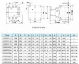 Контактор, трифазен, бобина 220VАC, 3PST - 3NO, 115A, CJX2-D115 - 2 - Викиват Контактор, трифазен, бобина 220VАC, 3PST - 3NO, 115A, CJX2-D115 - 2