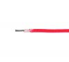 Conductor, heat-resistant, 1x1.5mm, copper, silicone insulation, red, 220°C
