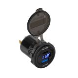 Car charger socket, 12~24VDC, USB+USB Type-C, LED, PY-CHR0007, PEIYING