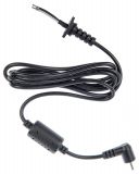 Power cable with laptop adapter tip, 2x0.7mm, 1m