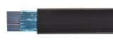 Multicore flat cable 10x0.12mm2, shielded