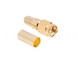 Socket, for coaxial cable, SMA/m, gold-plated, WTY0280 
