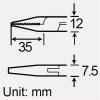 Pliers, flat, cutters, 135mm, 1PK-036S, PRO'S KIT - 2