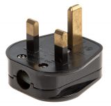 Power Plug UK standard, single phase, EU (L + N + E), 13A, 240VAC