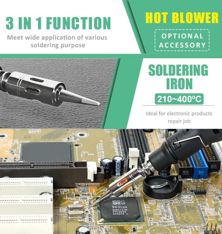 Газов поялник, регулируем, 30~70W, 400 °C, 1PK-GS003, PRO'S KIT