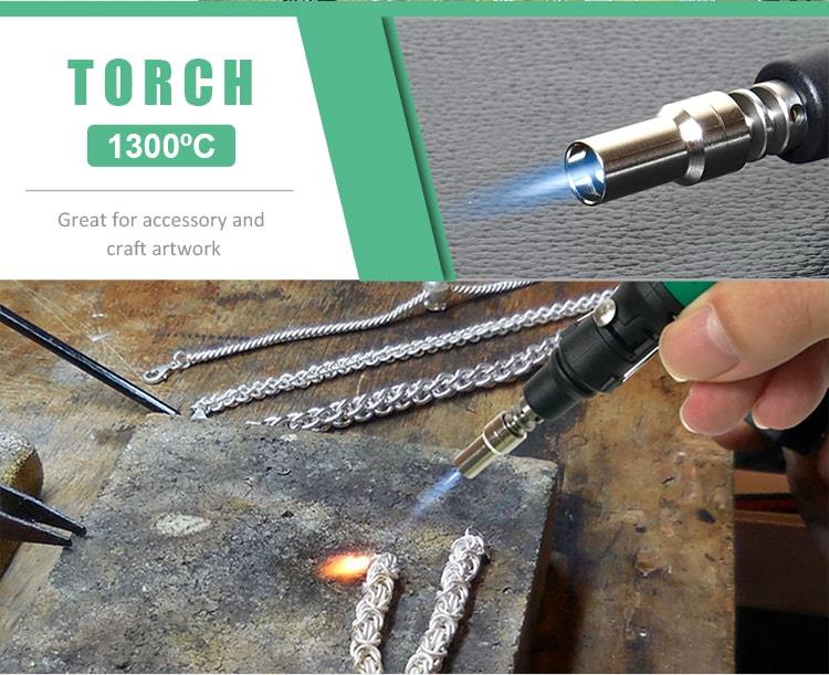 Газов поялник, регулируем, 30~70W, 400 °C, 1PK-GS003, PRO'S KIT