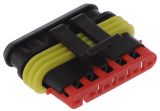Connector AMP-282090-1, 6 pins, 24VDC, IP67 - 2 - Vikiwat Connector AMP-282090-1, 6 pins, 24VDC, IP67 - 2