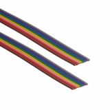 Multicolor flat cable 8x0.2mm2