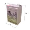 Тягов акумулатор 6V 4Ah, OT4.5-6(GEL)/CD, OUTDO - 2