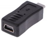 Adapter, mini USB F - micro USB M - 2 - Vikiwat Adapter, mini USB F - micro USB M - 2