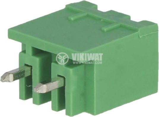 PCB terminal block, with insulating partitions, 2 pins, 20A, for printed circuit board
 - 2