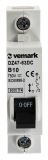 Miniature circuit breaker, 10A, curve B, 750VDC, DIN rail, DZ47-63DC