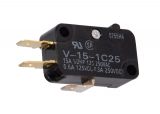 Irretentive Micro Switch OMRON, V-15-1C25, SPDT, NC-NO, 250VAC, 15A, 125VDC, 0.6A, 28x15.8x9.8