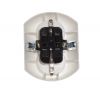 Double electrical outlet, single phase, 250VAC, 16A, white, ellipse, in-wall mounitng - 2