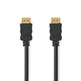 HDMI cable, HDMI-HDMI, 3m, black, 4K 30Hz, Ethernet, NEDIS, CVGB34000BK30