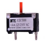 Resettable Thermal Circuit Breaker , ICB5000, 12 A , 250 VAC