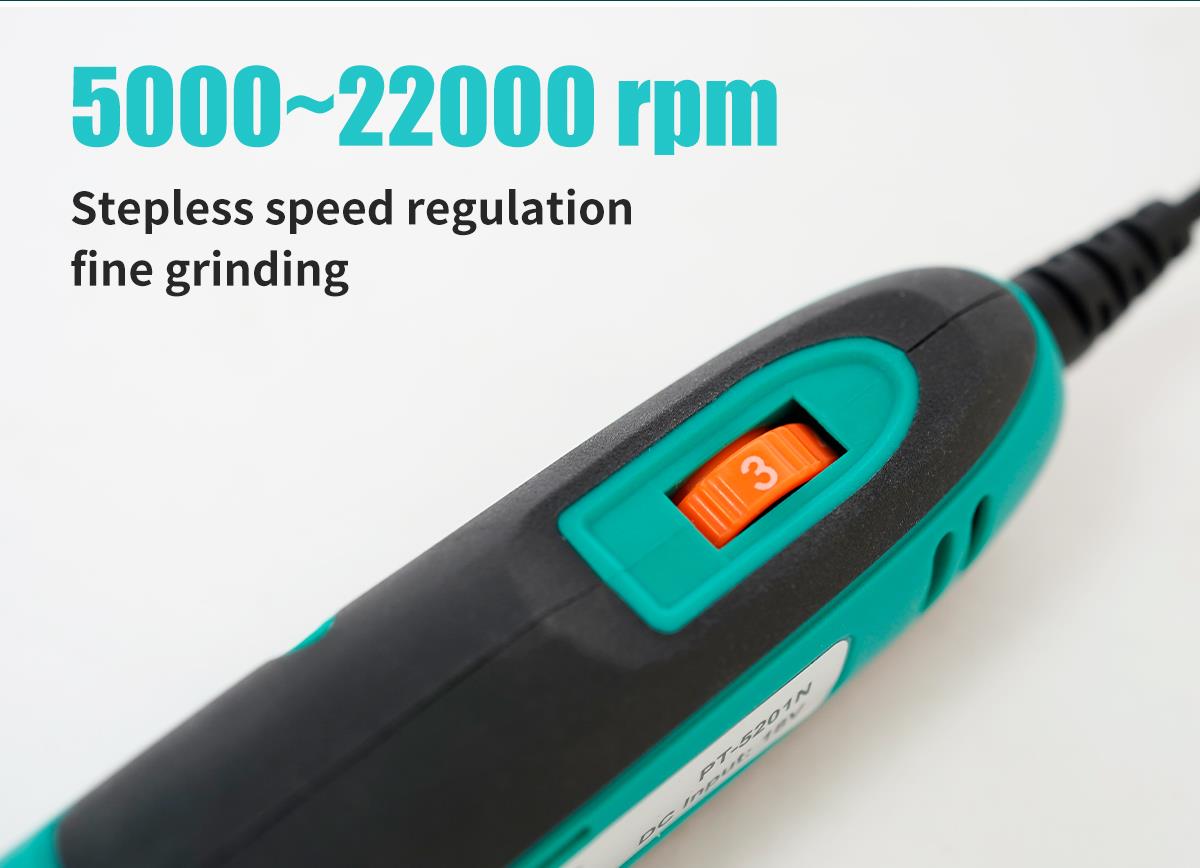 Grinding machine, 18W, 5000~22000rpm, PT-5201NF, PRO'S KIT