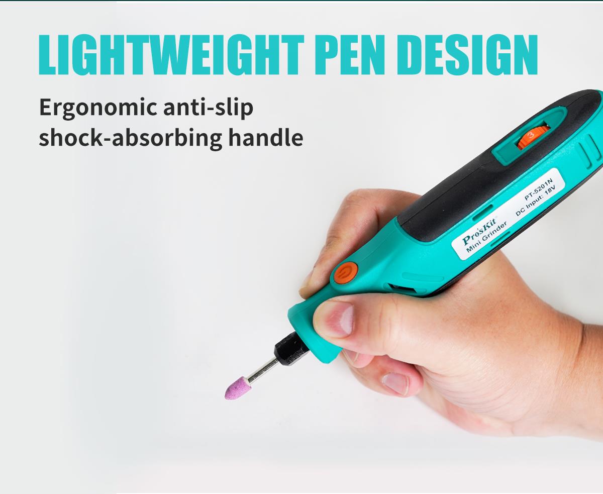 Sanding machine, 18W, 5000~22000rpm, PT-5201NF, PRO'S KIT