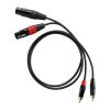Professional Cable, KPO2930, 2xCANON/f-2xRCA/m, 1m