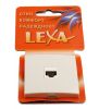 Компютърна розетка LM60035 8P8C, бяла - Викиват Компютърна розетка LM60035 8P8C, бяла