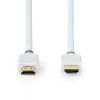 HDMI кабел, HDMI-HDMI, 1.5m, бял, 4K 60Hz, NEDIS
 - 2