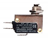 Microswitch with Panel Button, SPDT, 7.5A / 250VAC, 28x19x100mm, ON- (ON), XV-15-1C25