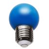 LED lamp 240VAC, 1W, E27, mini sphere, blue - 2