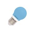 LED лампа 1W, E27, 220VAC, мини сфера, синя, BA70-0125 - 1