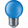 LED bulb 1W, E27, G45, 220VAC, mini sphere, blue, BA70-0125 - 3